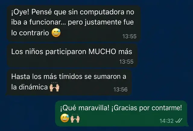 Depoimento real via WhatsApp 4